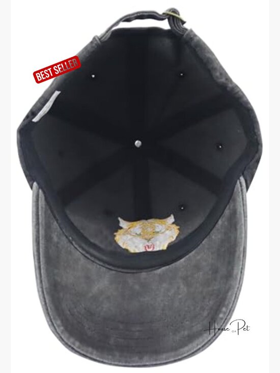Adjustable Cotton Embroidered Animal Baseball Cap for Men Women main image 6